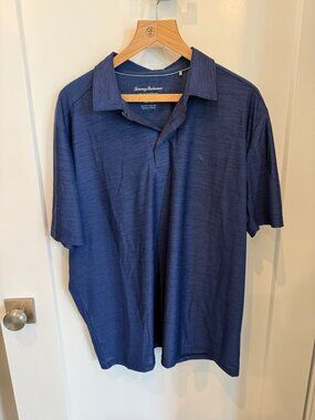Tommy Bahama Island Zone Men's XL Dark Blue Polo
